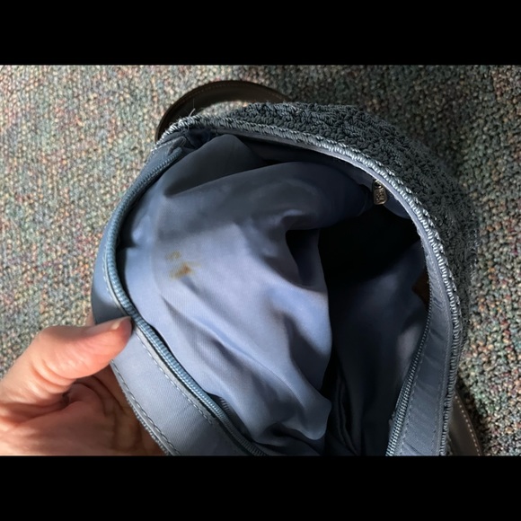 The SAK crochet bag with leather strap - Picture 8 of 12